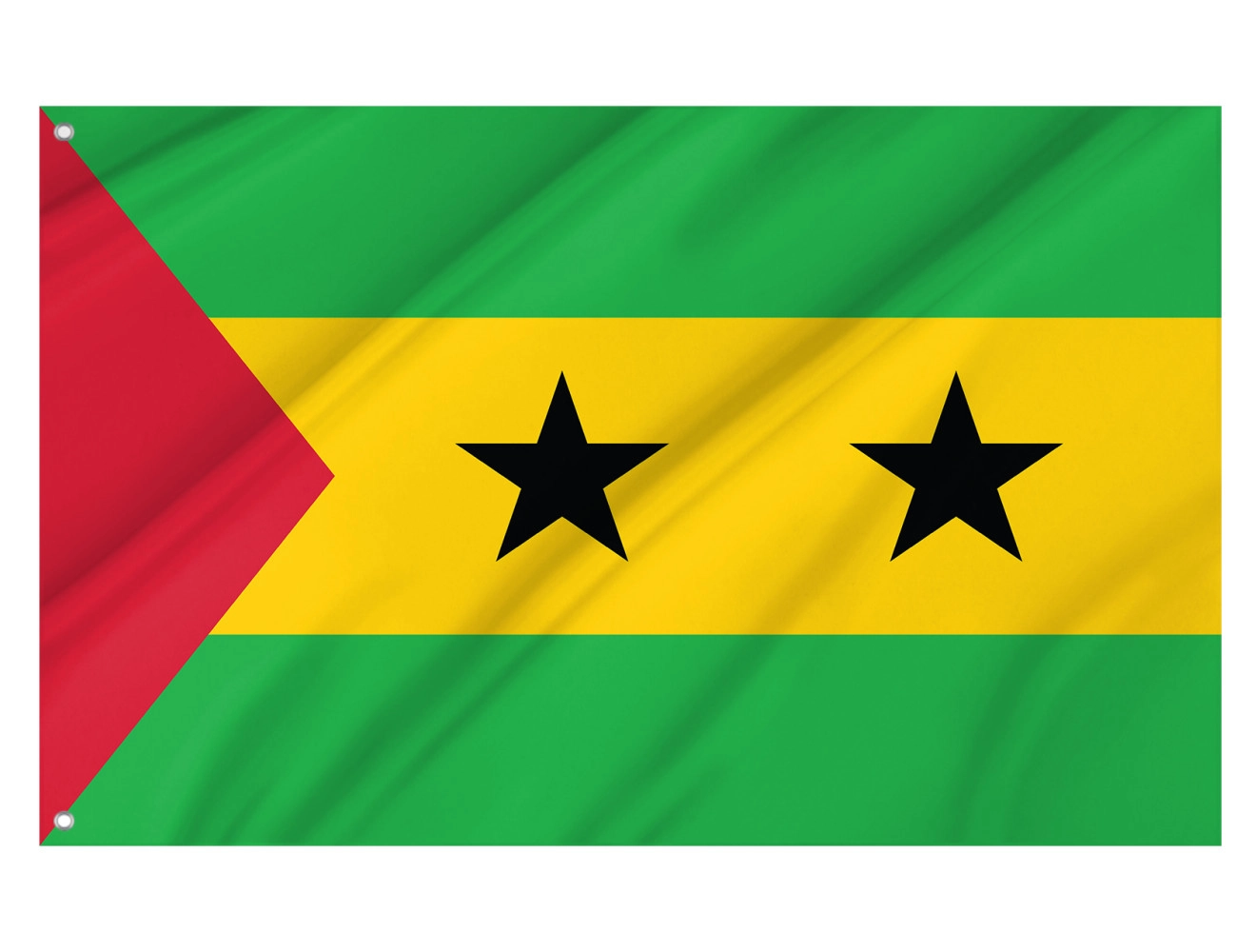 Sao Tome Outdoor Quality Flag