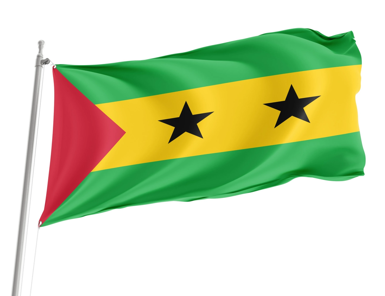 Sao Tome Outdoor Quality Flag