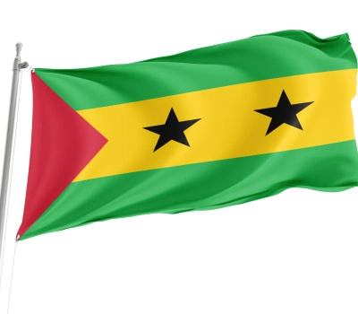 Sao Tome Outdoor Quality Flag