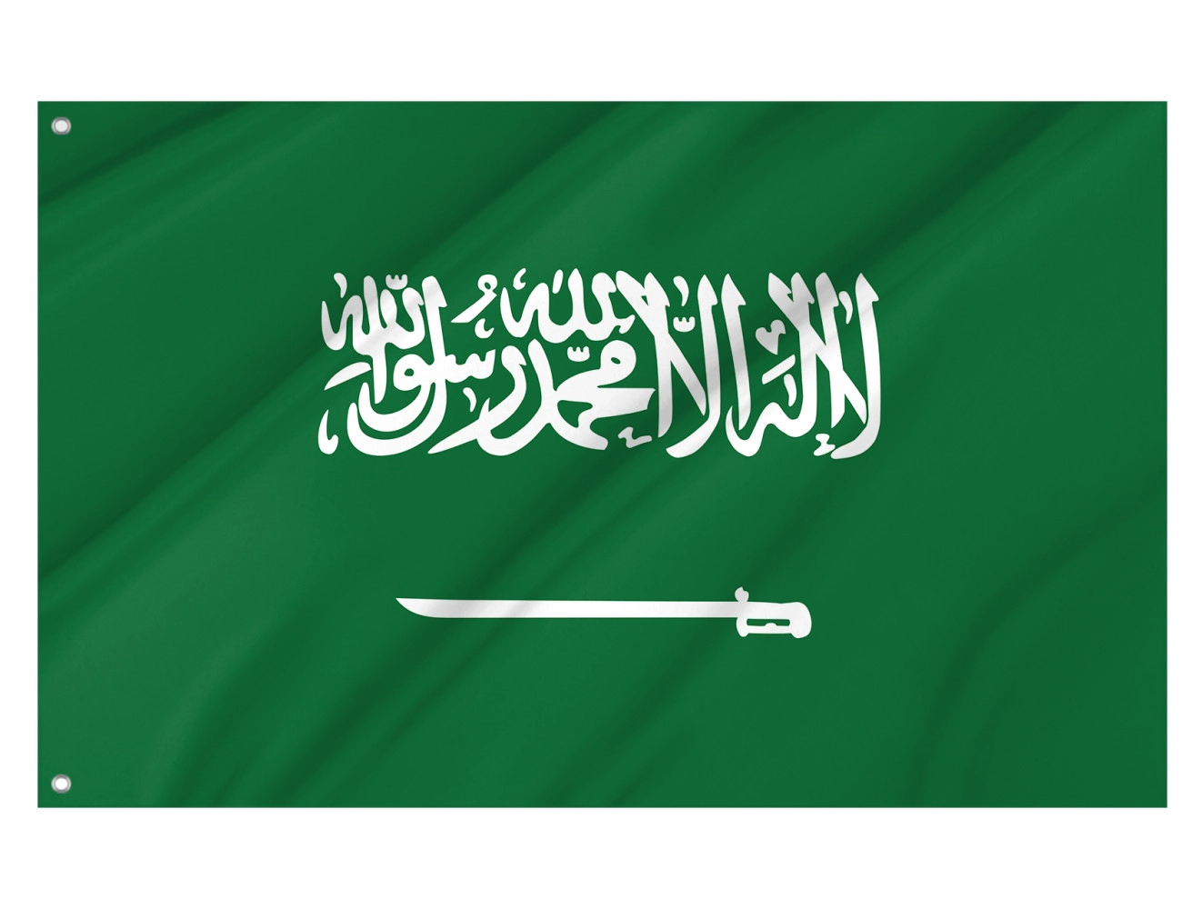 Saudi Arabia Outdoor Quality Flag