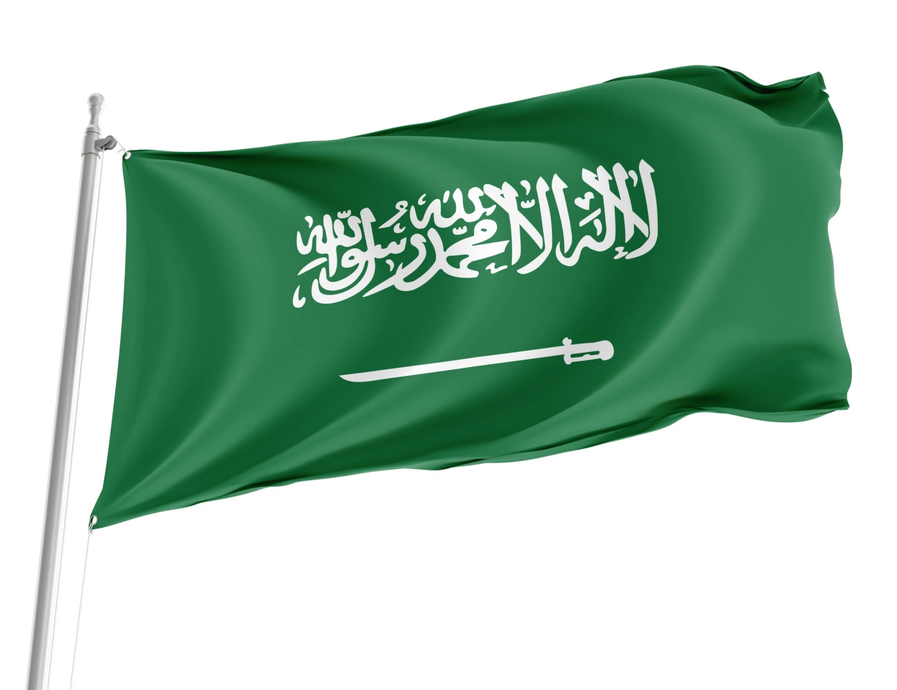 Saudi Arabia Outdoor Quality Flag