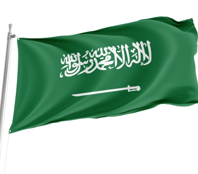 Saudi Arabia Outdoor Quality Flag