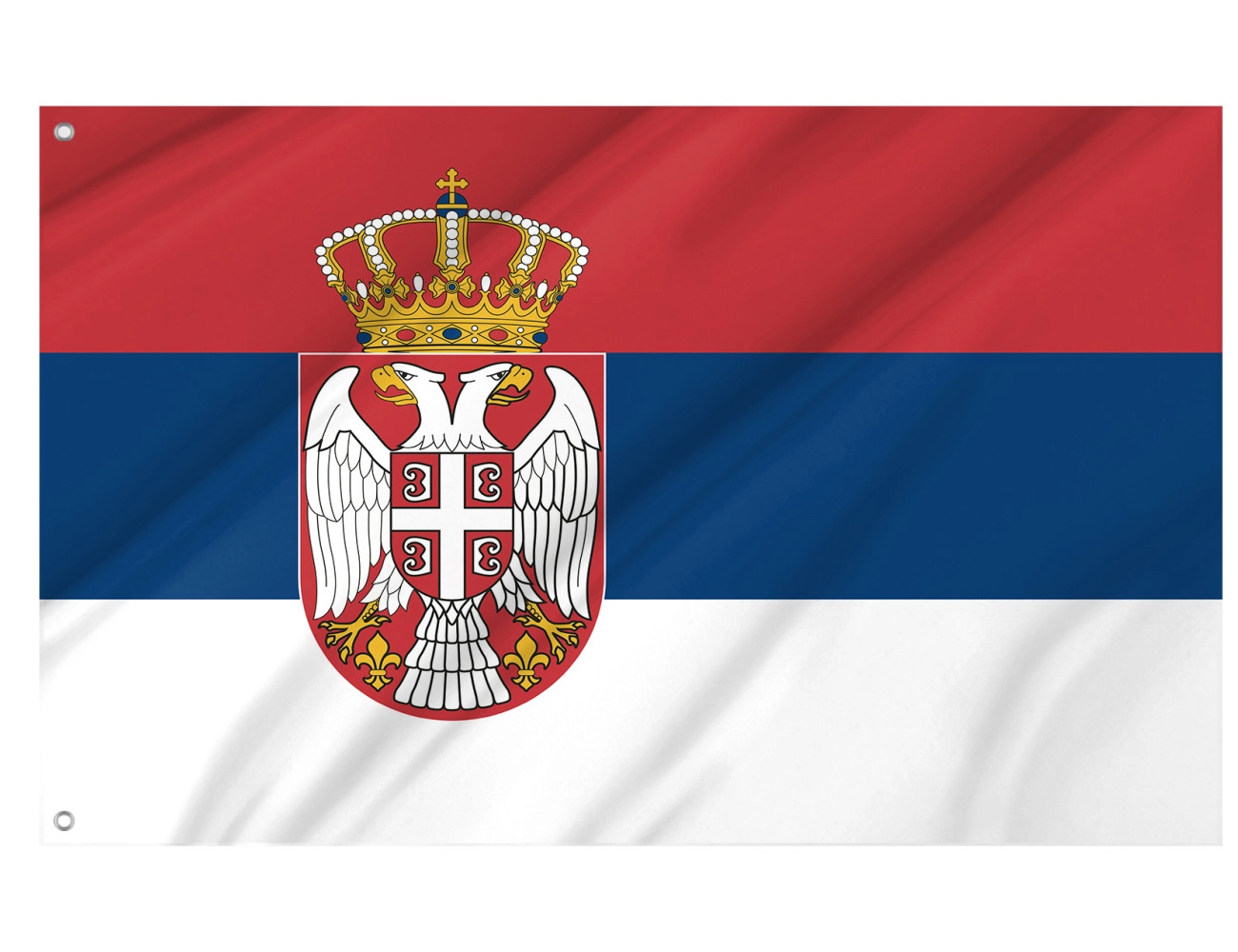 Serbia Outdoor Quality Flag