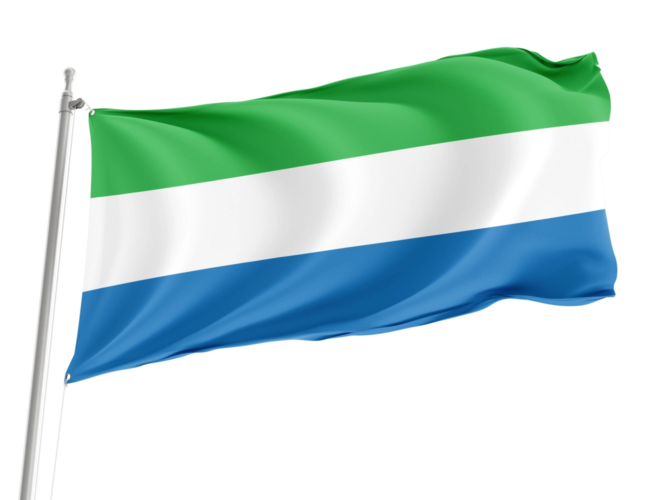 Sierra Leone Outdoor Quality Flag