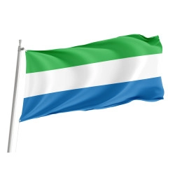 Sierra Leone Outdoor Quality Flag
