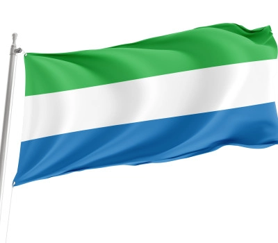 Sierra Leone Outdoor Quality Flag