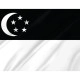Singapore Black Outdoor Quality Flag - Image 2