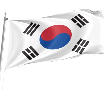 South Korea Outdoor Quality Flag
