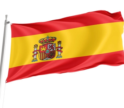 Spain Outdoor Quality Flag