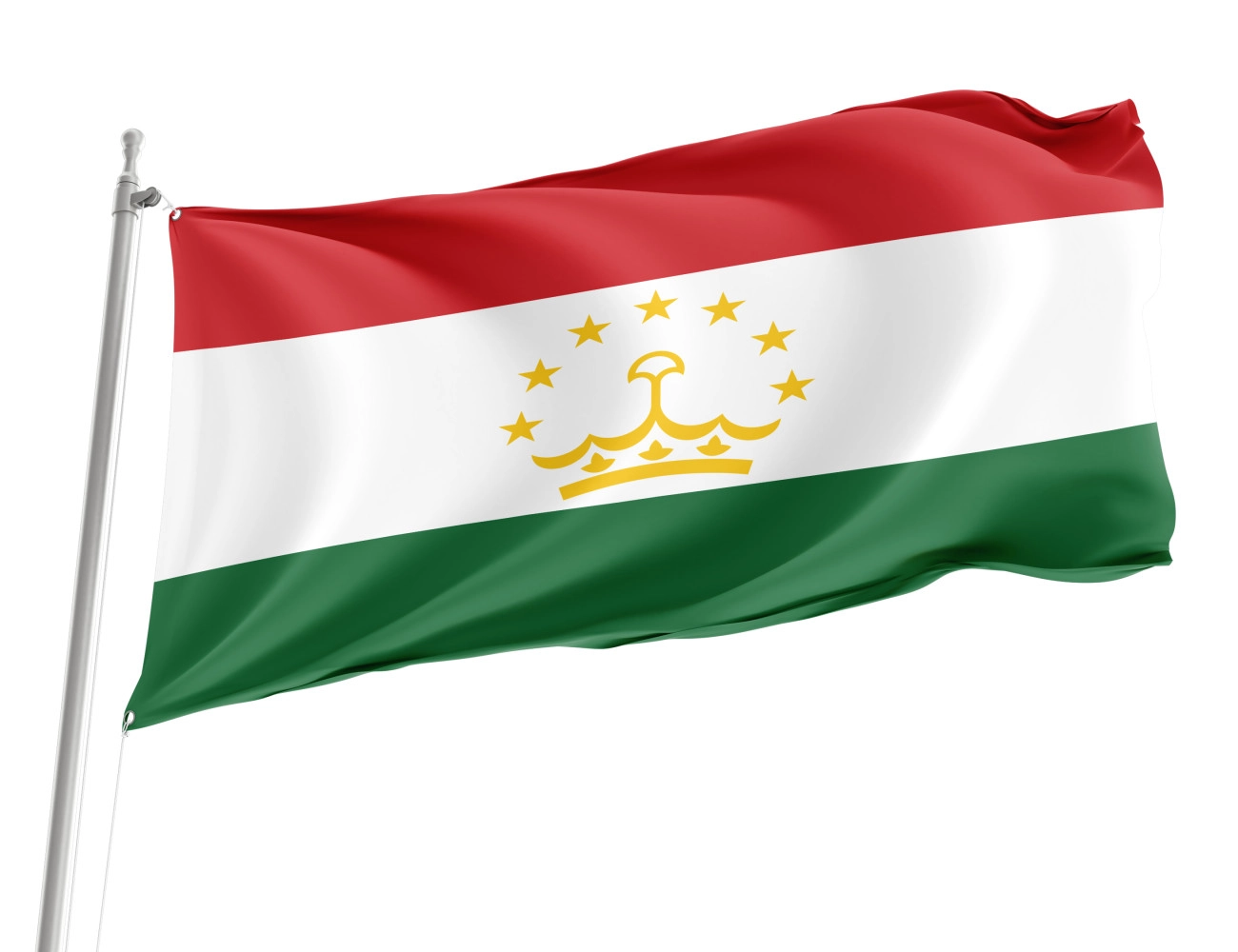 Tajikistan Outdoor Quality Flag