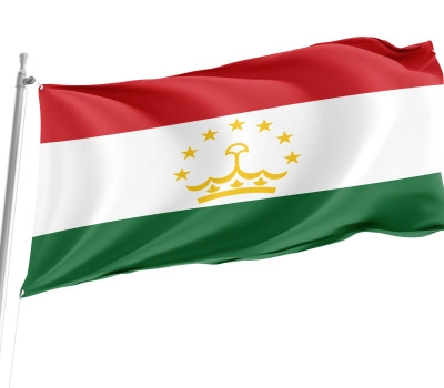 Tajikistan Outdoor Quality Flag