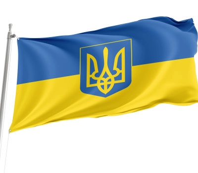 Ukraine Outdoor Quality Flag