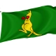 Boxing Kangaroo Flagge - Australische Fanflagge für Innen & Außen - Image 1