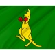 Boxing Kangaroo Flagge - Australische Fanflagge für Innen & Außen - Image 2