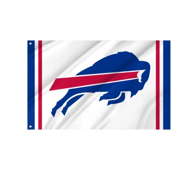Buffalo Bills White Flag - Premium NFL Fan Flag