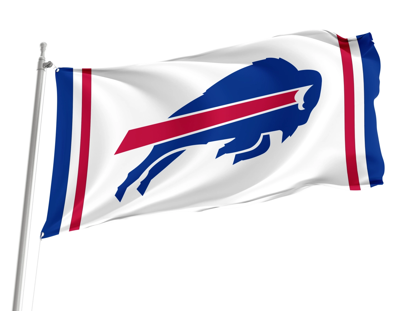 Buffalo Bills weiße NFL Flagge Premium