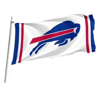 Buffalo Bills White Flag - Premium NFL Fan Flag