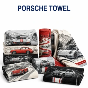 Porsche Beach Towels