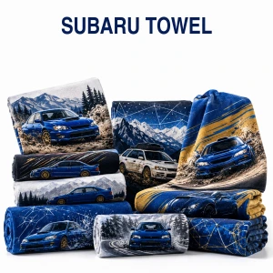 Subaru Beach Towels