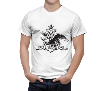 Anheuser Busch White Retro Beer White T-Shirt