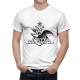 Anheuser Busch White Retro Beer White T-Shirt - Image 1