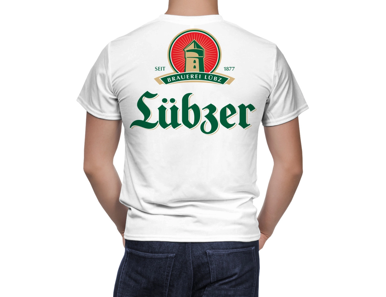 Lübzer Beer White T-Shirt, BEER-SHIRT--5
