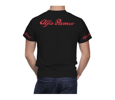 Alfa Romeo Black White Lines T-Shirt