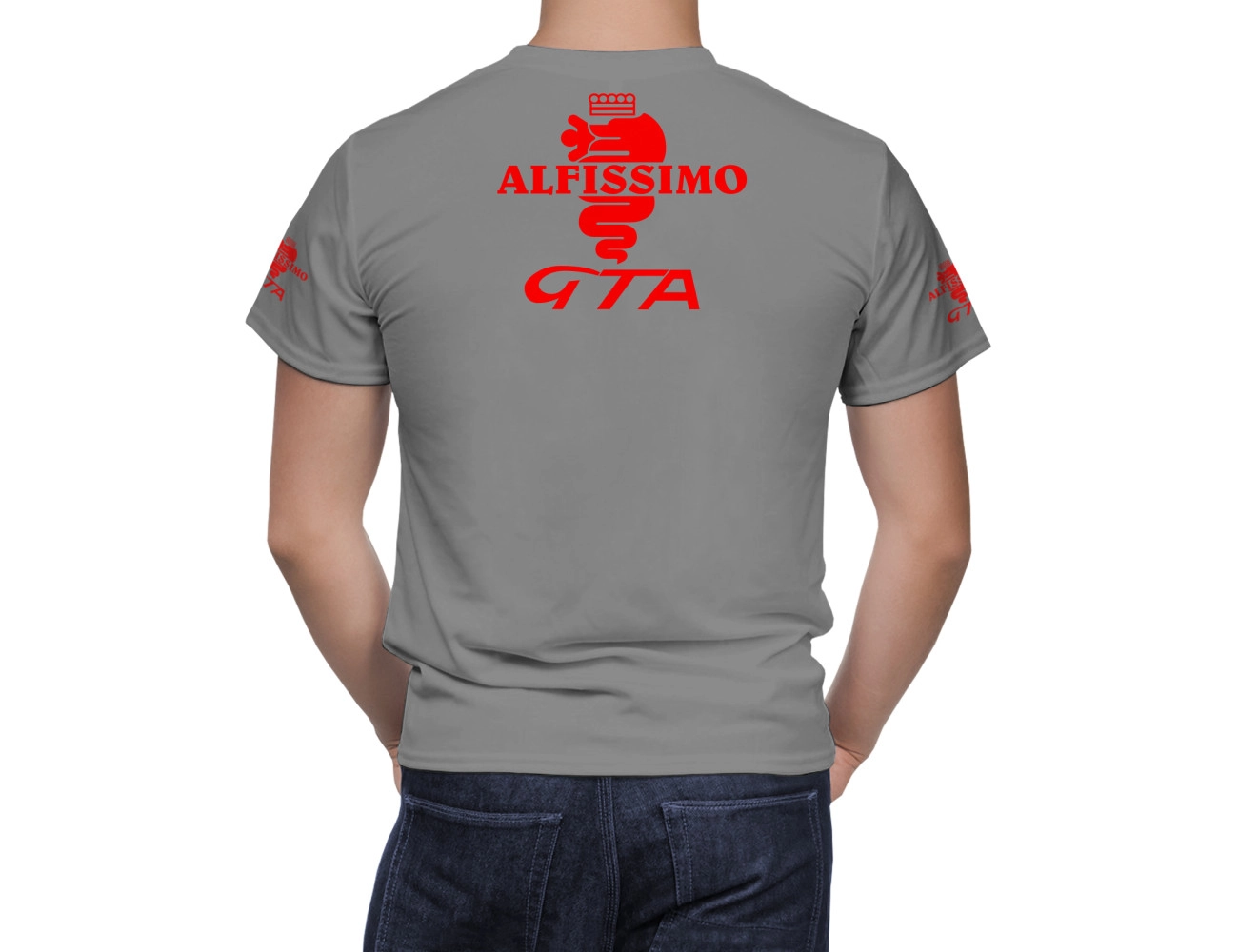 Alfa Romeo Grau T-Shirt