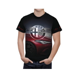 Alfa Romeo Schwarz T-Shirt