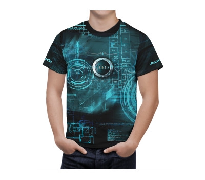 Audi Black Blue T-Shirt
