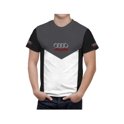 Audi Black Grey T-Shirt