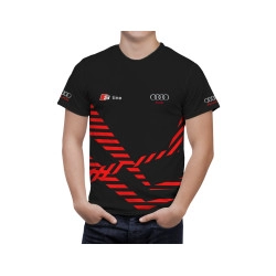 Audi S Line Schwarz T-Shirt