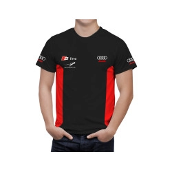 Audi S Line Schwarz Rot T-Shirt