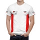 Audi S Line Weiß Rot T-Shirt - Image 1