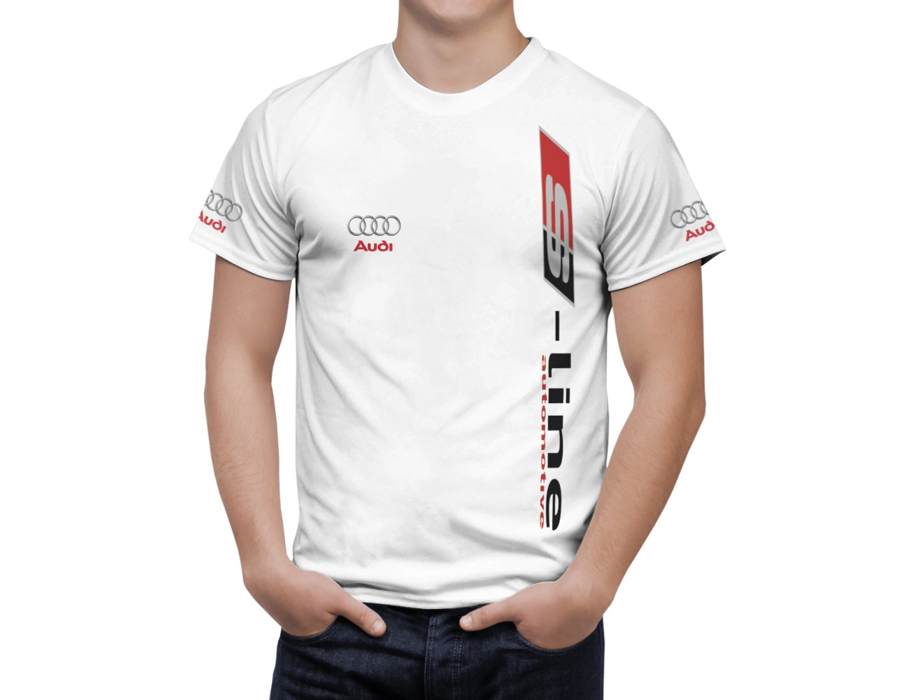 Audi White T-Shirt