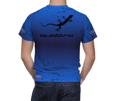 Audi Blue Overflowing T-Shirt