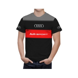 Audi Grey Black T-Shirt