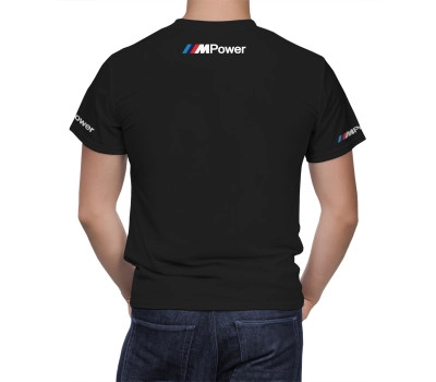 BMW M Performance Black White T-Shirt