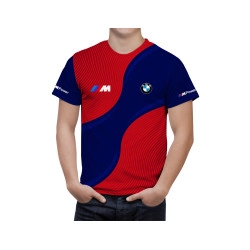 BMW Blau Rot Diagonal T-Shirt