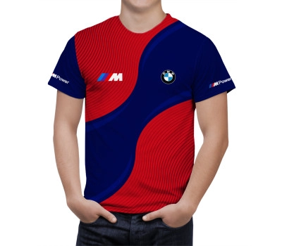 BMW Blue Red Diagonal T-Shirt