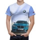 BMW Blue Car T-Shirt - Image 1