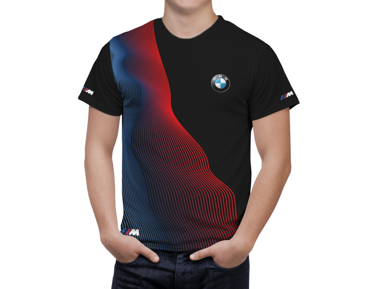 BMW M Power Black Colors Line T-Shirt