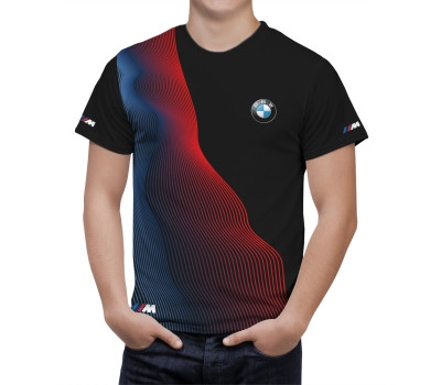 BMW M Power Black Colors Line T-Shirt