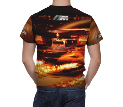 BMW Fire Car T-Shirt