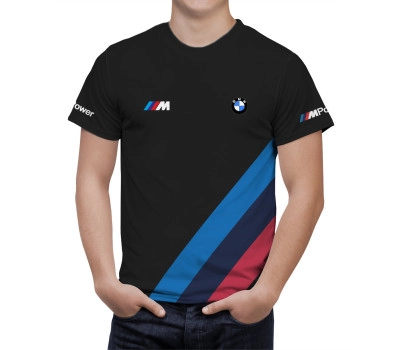 BMW Power Black Red T-Shirt
