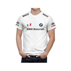 BMW Motorrad Pirelli Akrapovic White T-Shirt