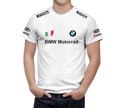BMW Motorrad Pirelli Akrapovic White T-Shirt