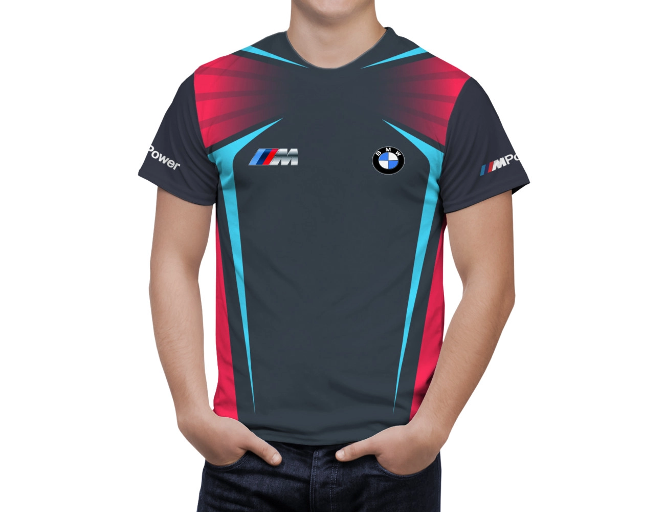 BMW Power Blau T-Shirt