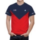 BMW Rot Blau Lines T-Shirt - Image 1