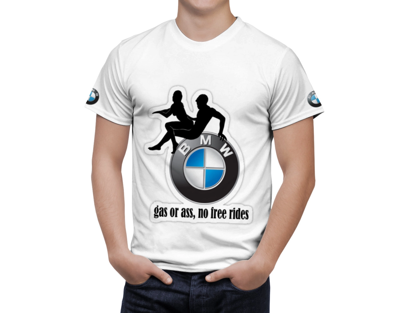 BMW Weiß Ass T-Shirt